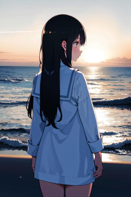 250610-2216635569-Long hair,highlighting,Seaside,Half an ocean half empty,dividing line,Back,backlighting,.jpg